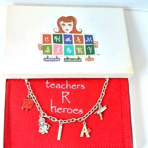 Teacher Charm Bracelet